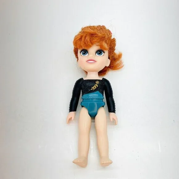 Disney Frozen 2 Petite Adventure Anna Doll  Rare Dress Costume Jakks Pacific Toy - Picture 4 of 11